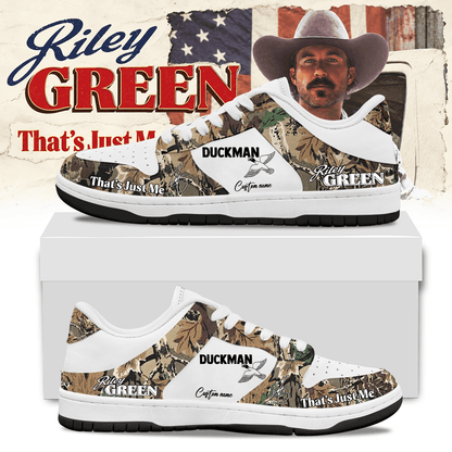 Custom Riley Green Thats Just Me Tour 2027 Sneakers Riley Green Merch Gifts For Country Lovers - Foxy23shop