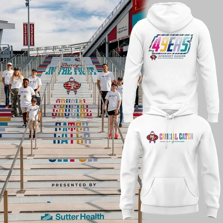 San Francisco 49ers 2026 Crucial Catch Hoodie SF 49ers Apparel Best Fan Gear - Foxy23shop