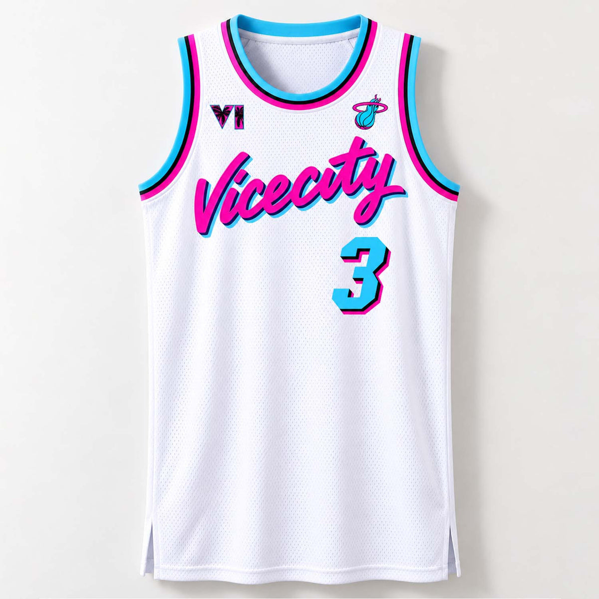 Miami Heat GTA VI Vice City Jersey Miami Heat Clothing Basketball Fan Gear - Foxy23shop
