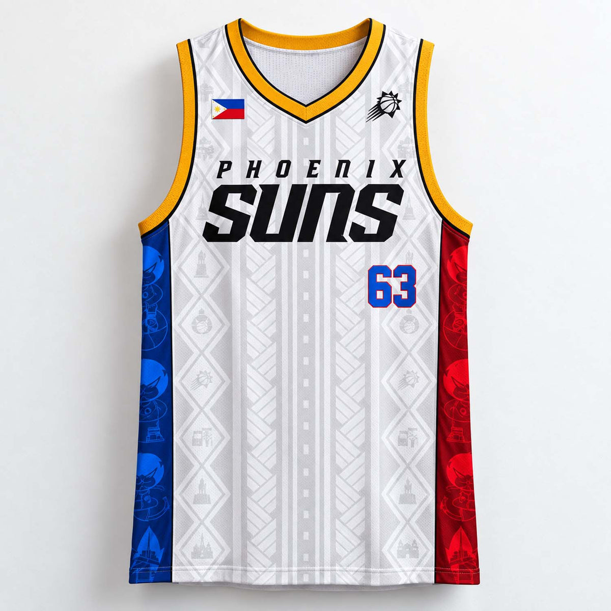 Phoenix Suns Filipino Heritage Jersey Phoenix Suns Merch Basketball Fan Gear - Foxy23shop