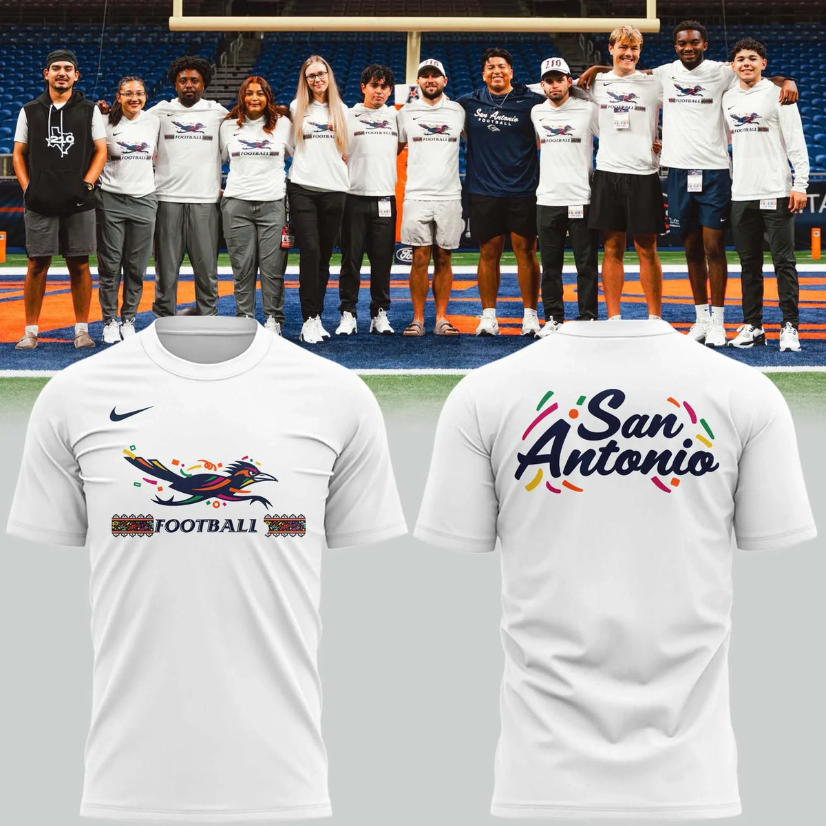 UTSA Roadrunners Hispanic Heritage White T-Shirt UTSA Roadrunners Merch Fan Gear - Foxy23shop