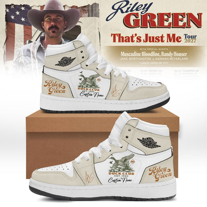 Personalized Riley Green That's Just Me Tour 2026 Sneakers Best Riley Green Merch - Foxy23shop
