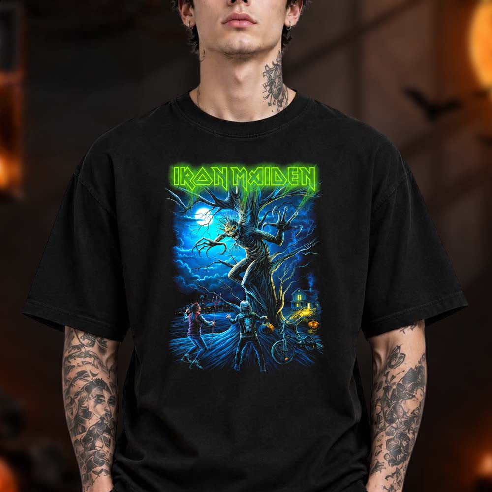 Iron Maiden Merch Halloween Fear Of The Dark 2026 Shirt Gifts For Iron Maiden Fans - Foxy23shop