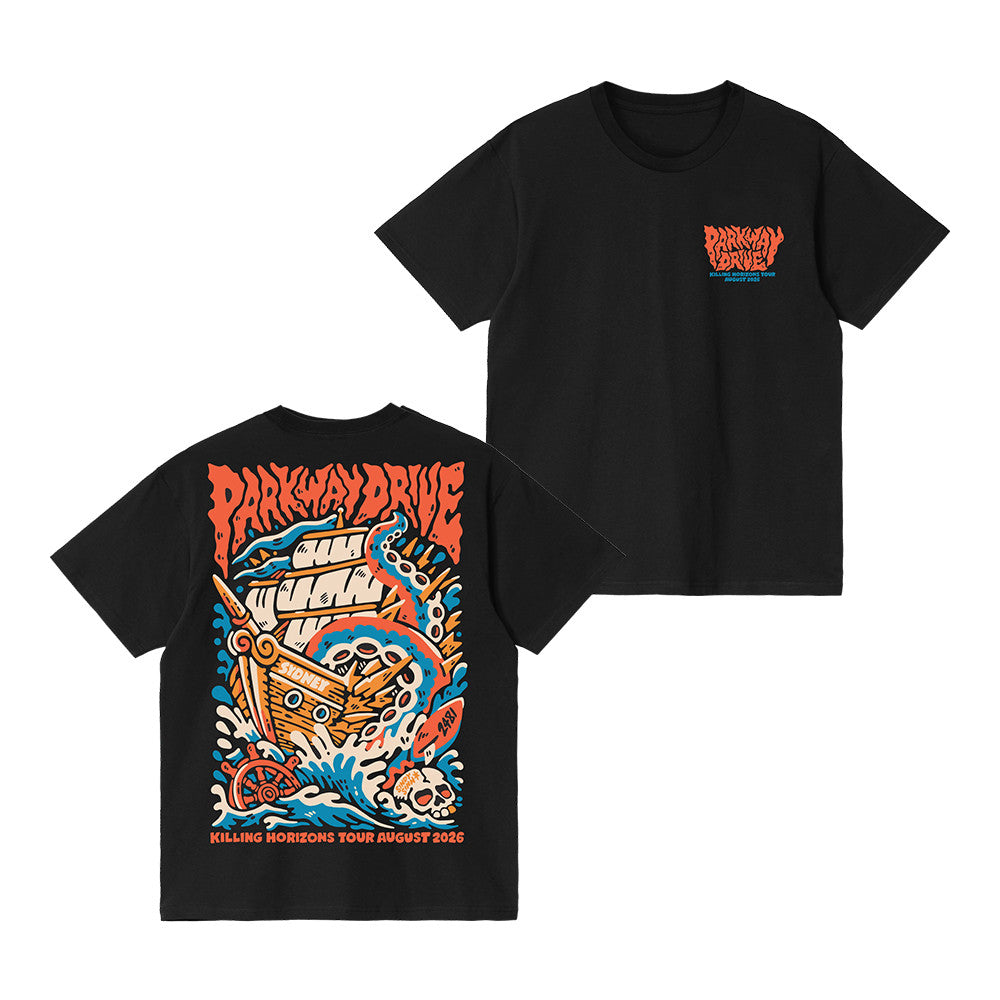 Parkway Drive Merch Killing Horizons Octopus Sydney T-Shirt Unique Gifts For Parkway Drive Fans - Foxy23shop