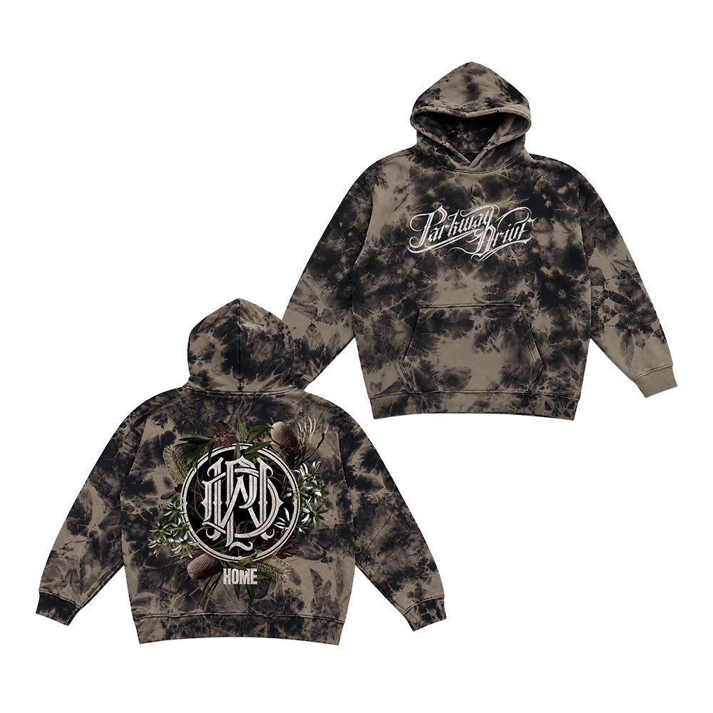 Parkway Drive Merch Home Tie Dye Hoodie Presents For Parkway Drive Lovers - Foxy23shop