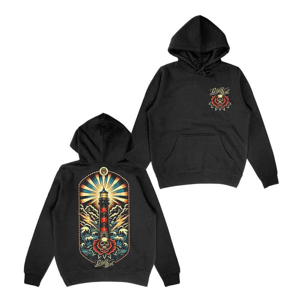 Parkway Drive Merch Lighthouse Pullover Hoodie Parkway Drive Hooded Sweatshirt - Foxy23shop
