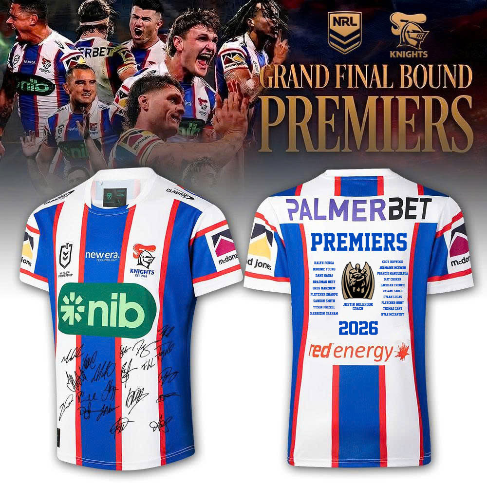 Newcastle Knights Premiers T-Shirt Newcastle Knights Supporter Shirt Gift For Fans - Foxy23shop