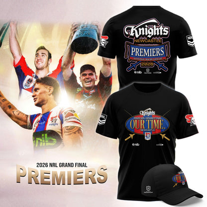 Newcastle Knights Premiers 2026 T-Shirt Newcastle Knights Merch Gift For Best Friends - Foxy23shop