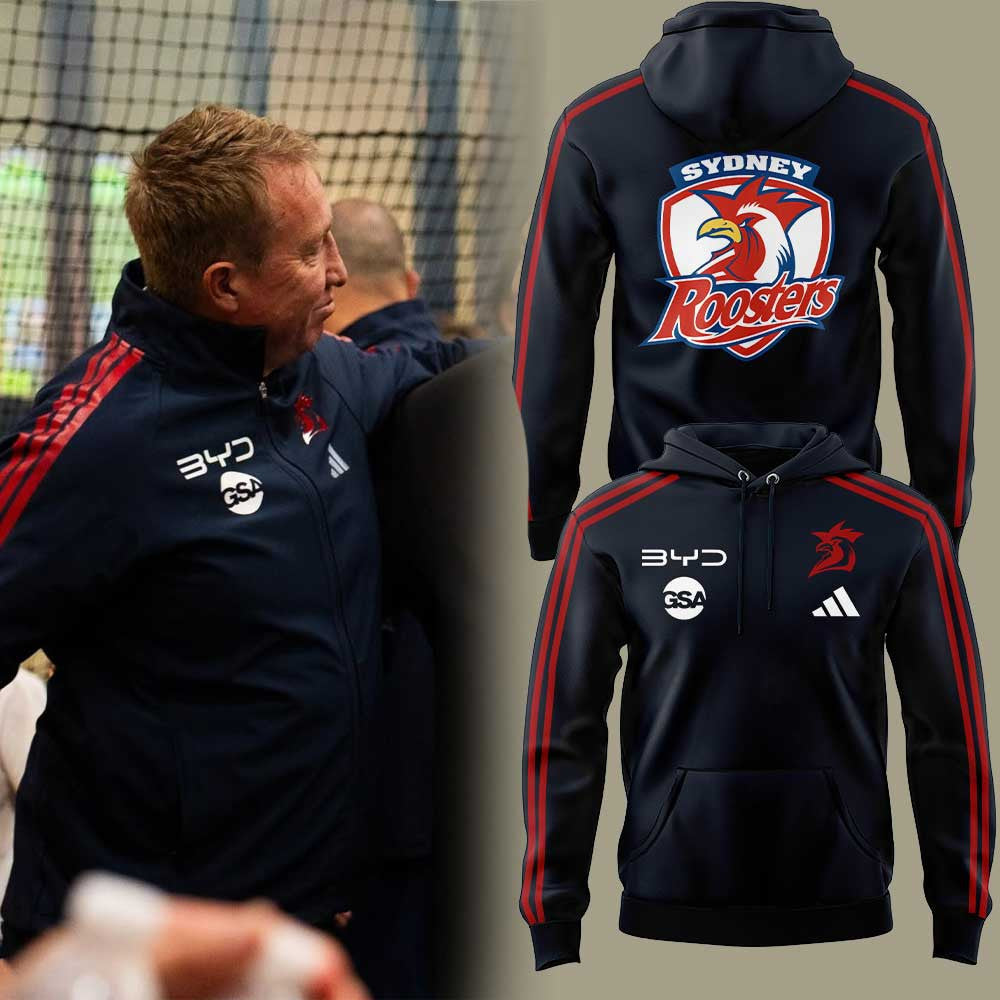 Sydney Roosters Coach Trent Robinson Presentation Hoodie Apparel Gift For Rugby Supporters - Foxy23shop