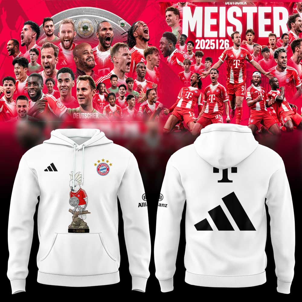 FC Bayern Munich Meister 2025 26 Championship Hoodie FC Bayern Munich Clothing Best Fan Gifts - Foxy23shop