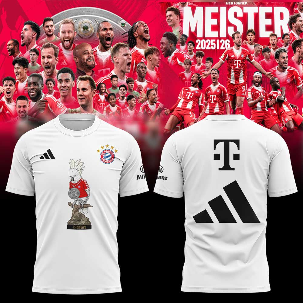 FC Bayern Munich Meister 2025 26 Championship T-Shirt FC Bayern Munich Gear Gifts For Fans - Foxy23shop
