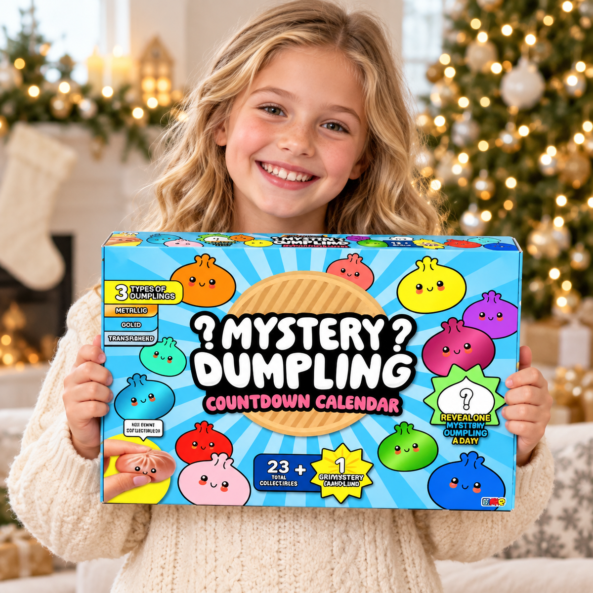 Christmas Dumpling Advent Calendar 24 Days Of Christmas Countdown Dumpling Lover Gift Idea - Foxy23shop