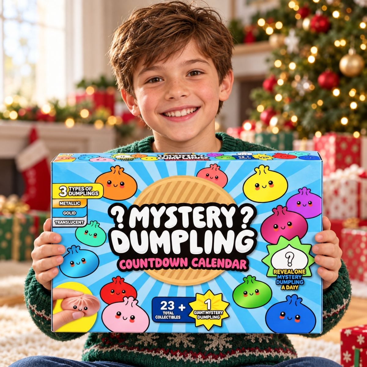 Christmas Dumpling Advent Calendar 2026 Xmas Days Countdown Gifts For Dumpling Lover - Foxy23shop