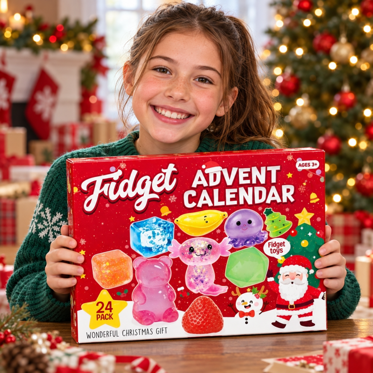 Dumpling Squishy Advent Calendar Chrismas Countdown Xmas Gifts For Girlfriend - Foxy23shop