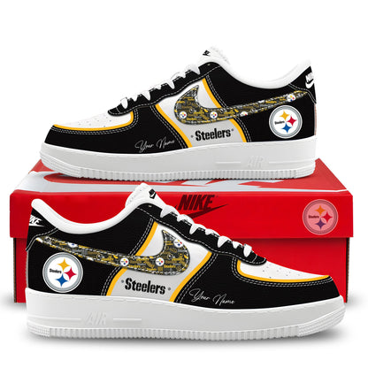 Personalized Pittsburgh Steelers 2026 Football Sneakers Pittsburgh Steelers Merch Fan Gear - Foxy23shop