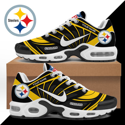 Personalized Pittsburgh Steelers 2026 Football Sneakers Steelers Fan Merch Gifts For Brother - Foxy23shop