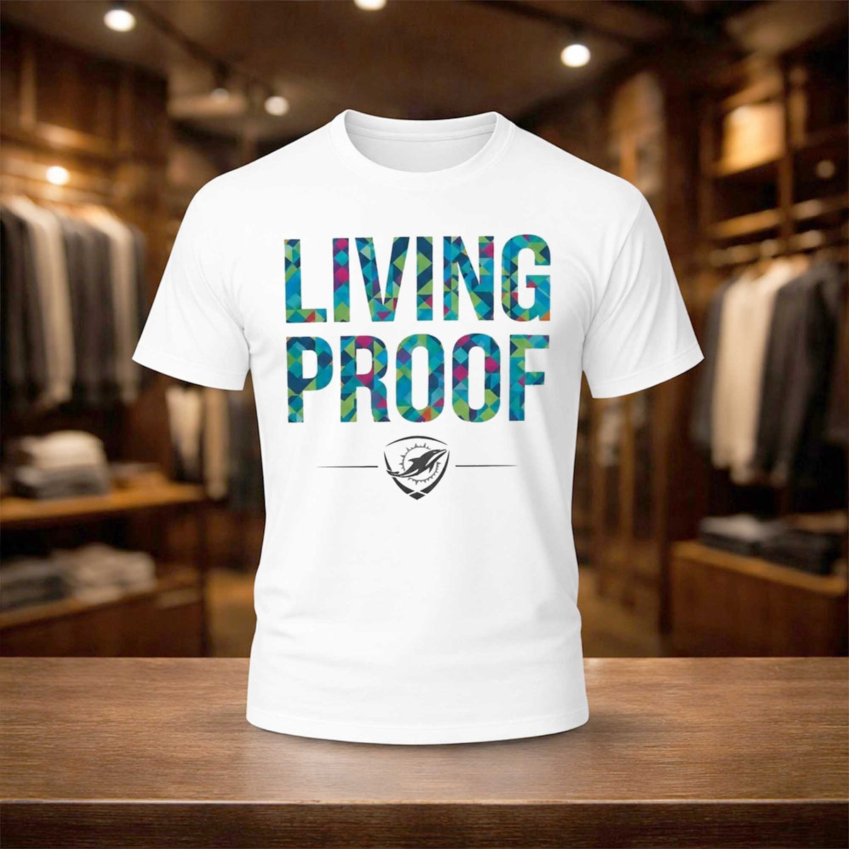 Miami Dolphins Crucial Catch Living Proof Shirt Miami Dolphins Merch Gifts For DolFans - Foxy23shop