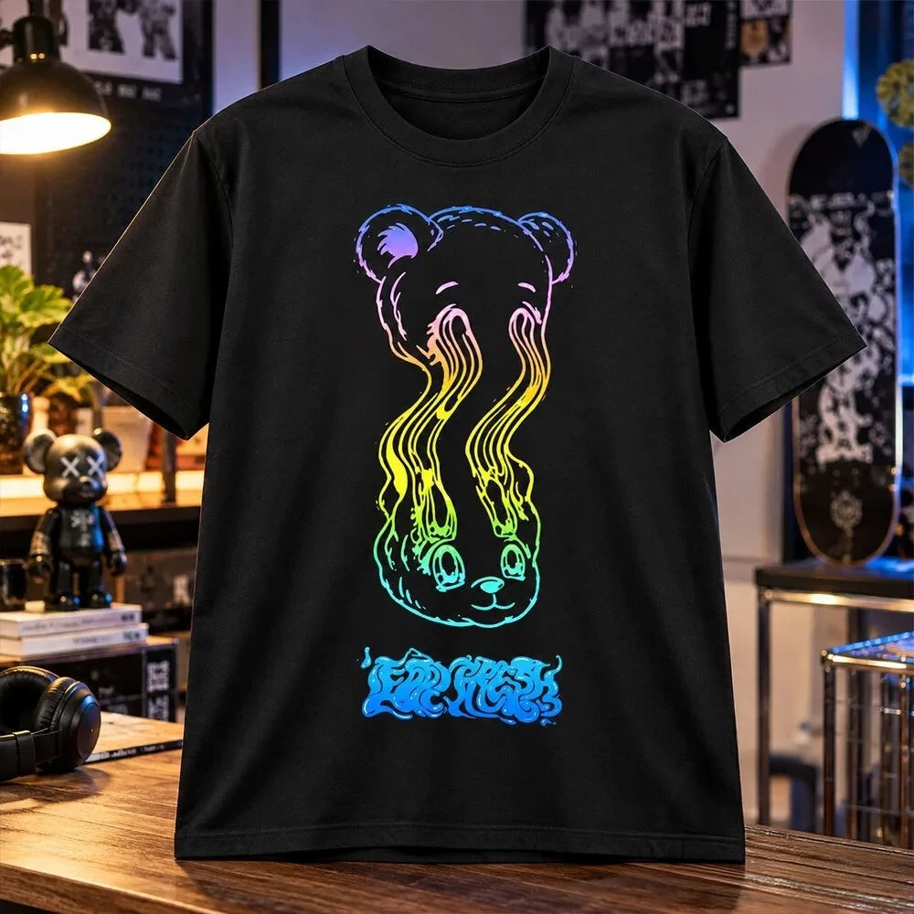 Teddy Fresh Melting Bear And Bunny T-Shirt Teddy Fresh Apparel Gifts For Fans - Foxy23shop