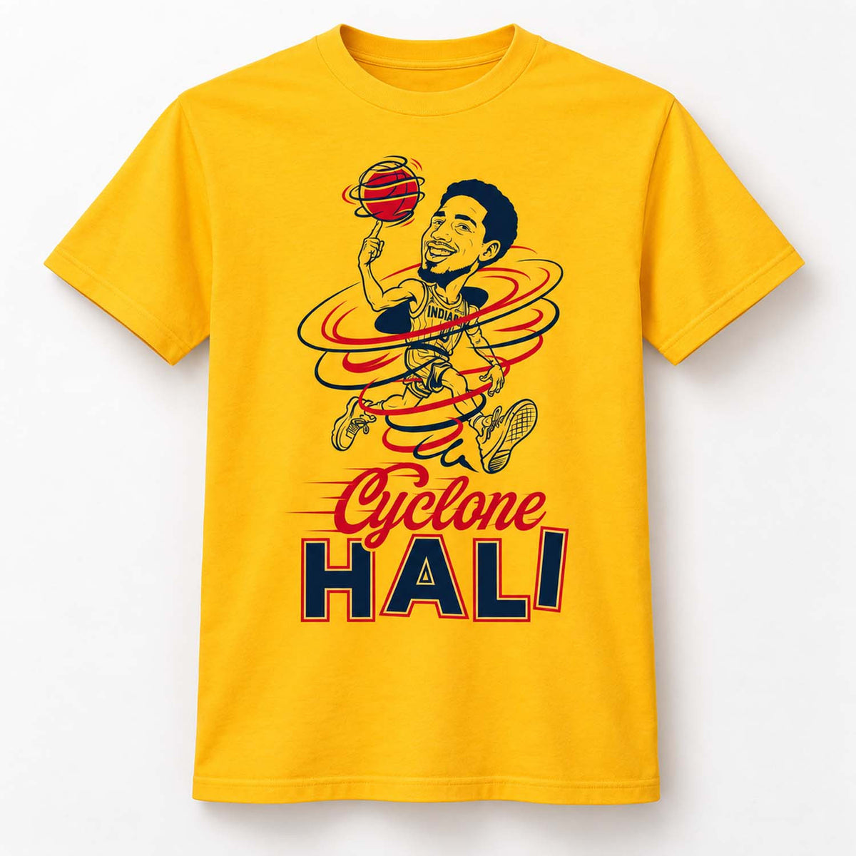Indiana Pacers Cyclone Hali T-Shirt Indiana Pacers Merch Gifts For Basketball Lovers - Foxy23shop