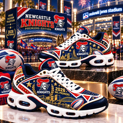2026 NRL Premiers Sneaker Newcastle Knights Unique Gift For Sports Fans - Foxy23shop