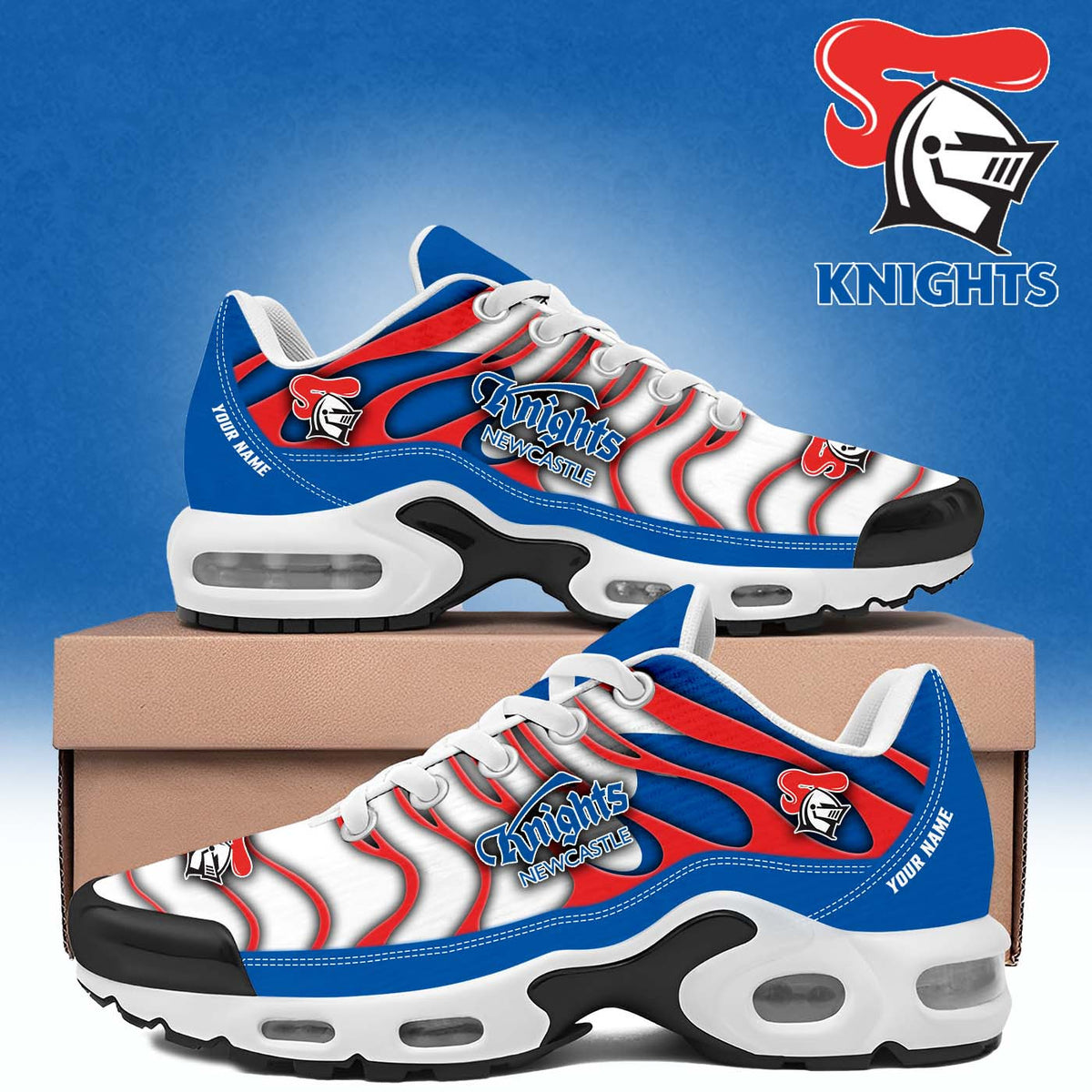 Custom Newcastle Knights Sneaker Newcastle Knights Team Clothes Gift For Him - Foxy23shop