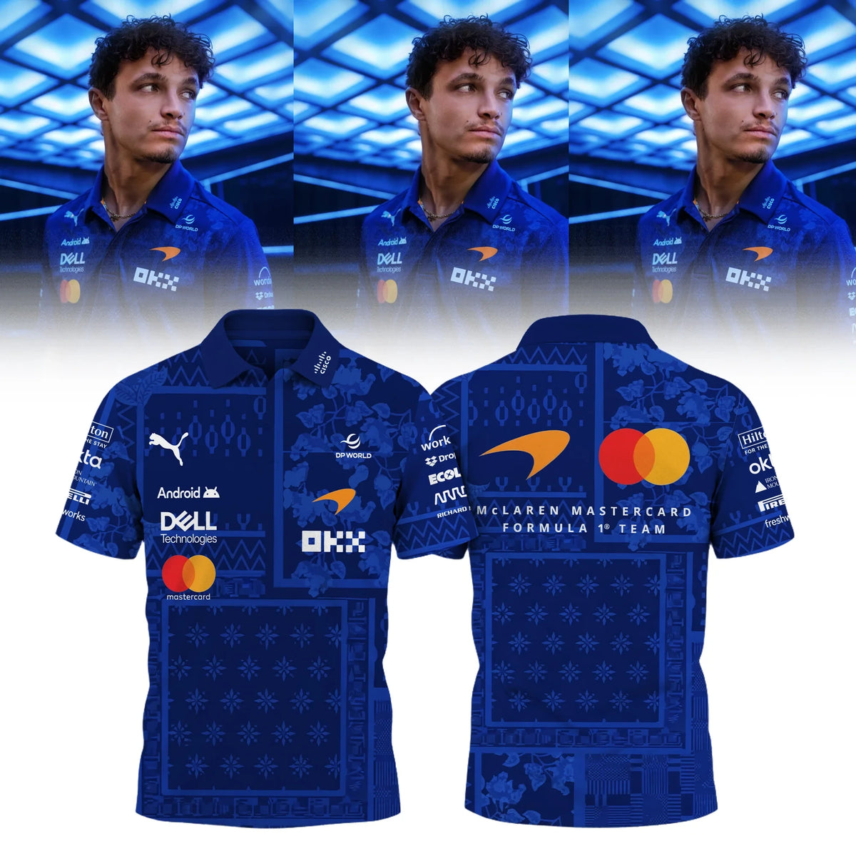 McLaren Mastercard F1 Team Polo Shirt Mclaren Merch Gifts For F1 Lovers - Foxy23shop