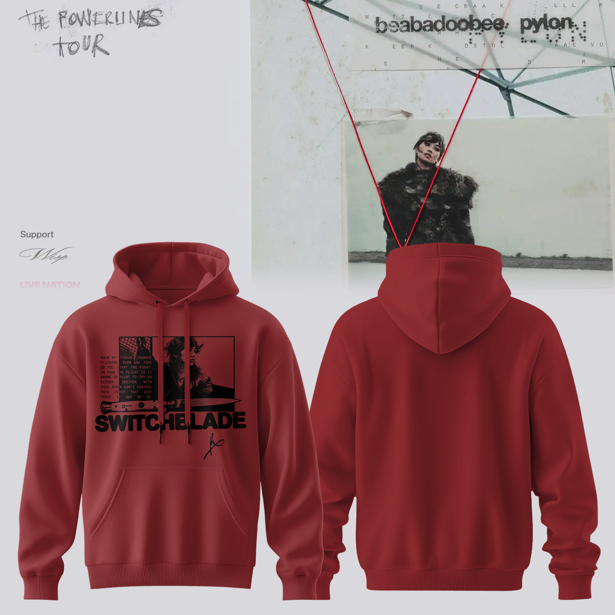 Switchblade Hoodie Beabadoobee Clothing Special Gift For Music Fans - Foxy23shop