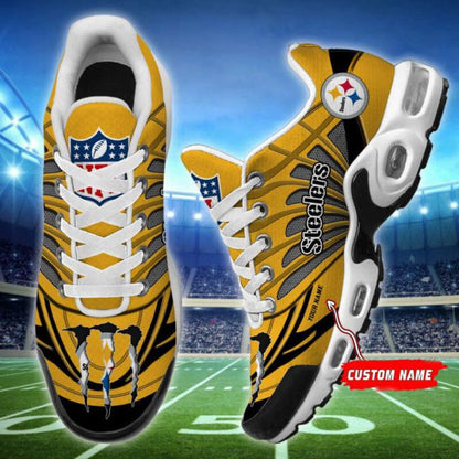 Custom Pittsburgh Steelers 2026 Football Sneakers Pittsburgh Steelers Merch Gifts For Fans - Foxy23shop
