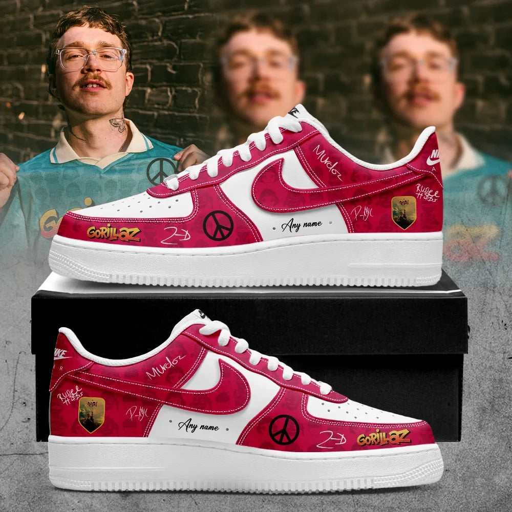 Personalized Gorillaz The Mountain Tour 2026 2027 Sneaker Gorillaz Merch Gifts For Rock Lovers - Foxy23shop