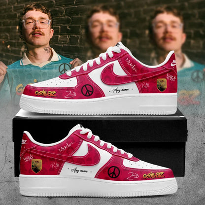 Personalized Gorillaz The Mountain Tour 2026 2027 Sneaker Gorillaz Merch Gifts For Rock Lovers - Foxy23shop