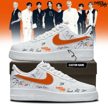 Personalized Stray Kids 2026 World Tour Signatures Sneakers Best Stray Kids Shoes Music Lover Gifts - Foxy23shop