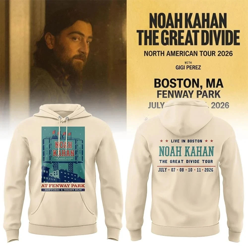 Boston Red Sox X Noah Kahan The Great Divide Tour Hoodie MLB Clothing Gift For Fans - Foxy23shop