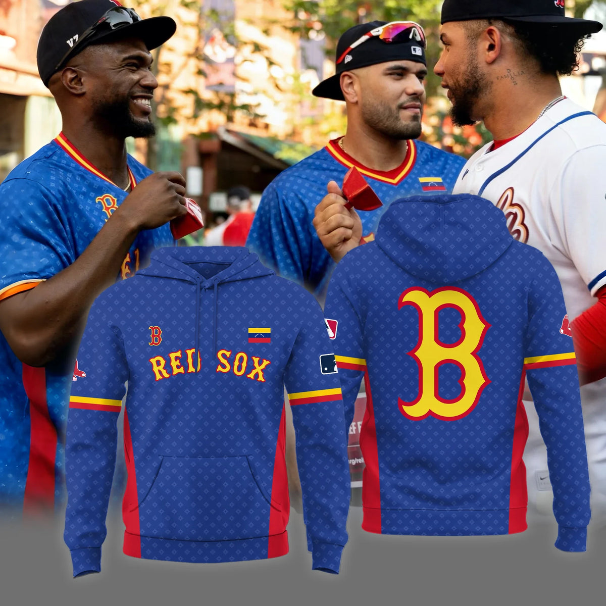Boston Red Sox Hoodie Boston Red Sox Merch Gift For Sports Fans - Foxy23shop