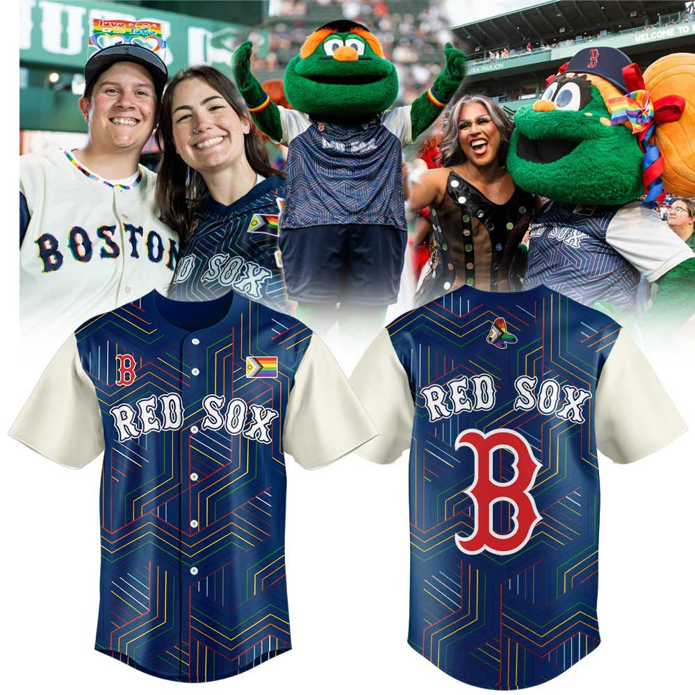 Boston Red Sox Jersey Shirt Boston Red Sox Apparel Gift For MLB Fans - Foxy23shop