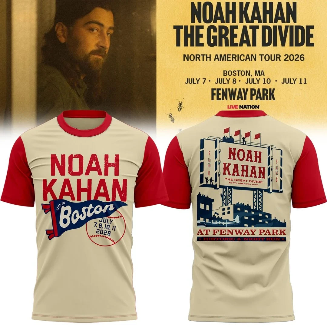 Boston Red Sox X Noah Kahan The Great Divide T-Shirt Baseball Outfit Gift For Fans - Foxy23shop