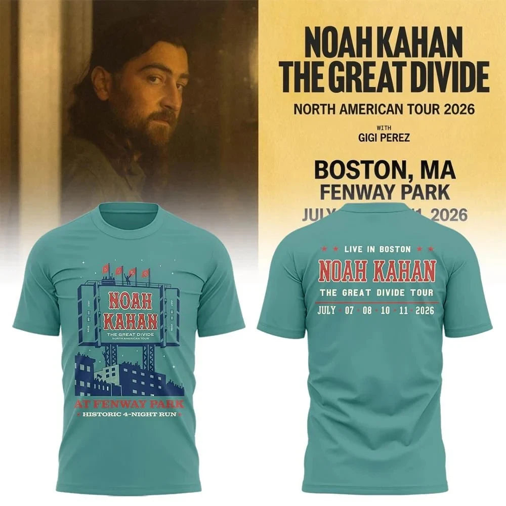Boston Red Sox X Noah Kahan The Great Divide T-Shirt Boston Baseball Apparel Gift - Foxy23shop
