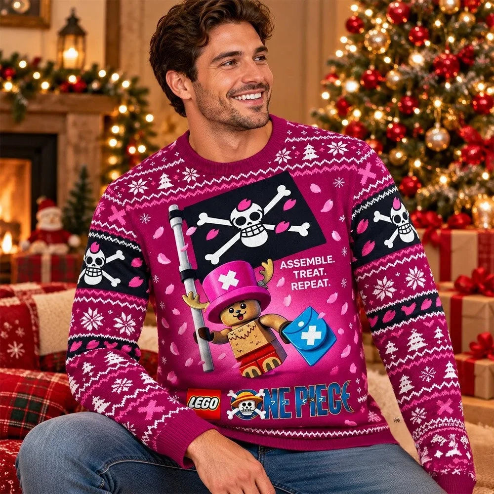 Lego One Piece Chopper Christmas Ugly Sweater Xmas Clothing Gifts For Brother - Foxy23shop