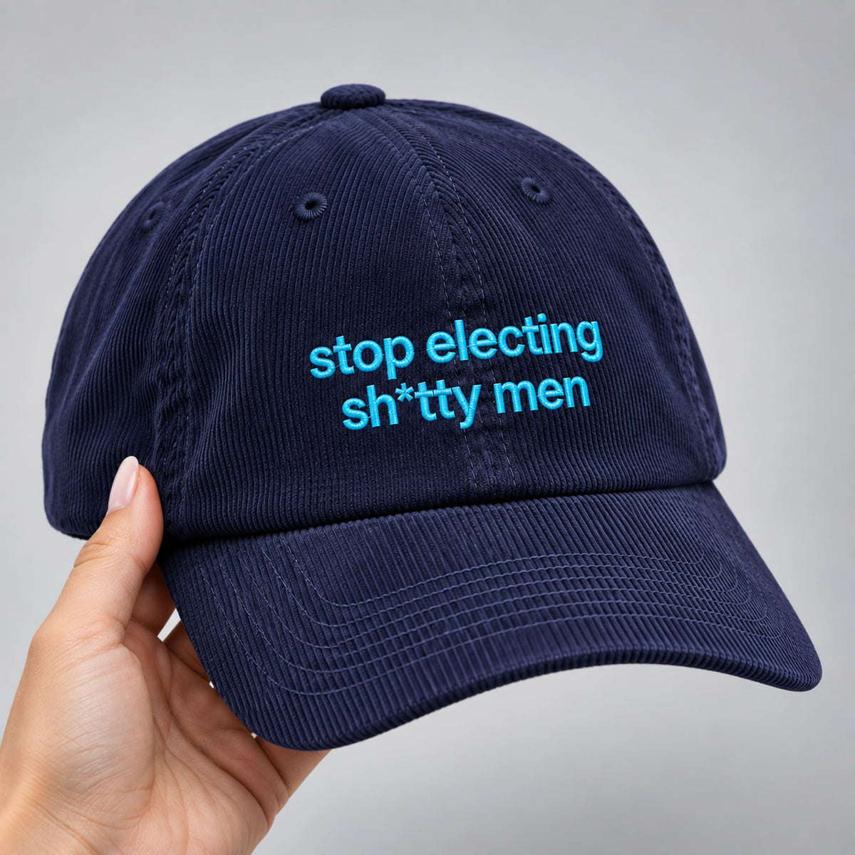 Stop Eleting Shitty Men Hat Funny Saying Baseball Cap Gifts For Supporters - Foxy23shop
