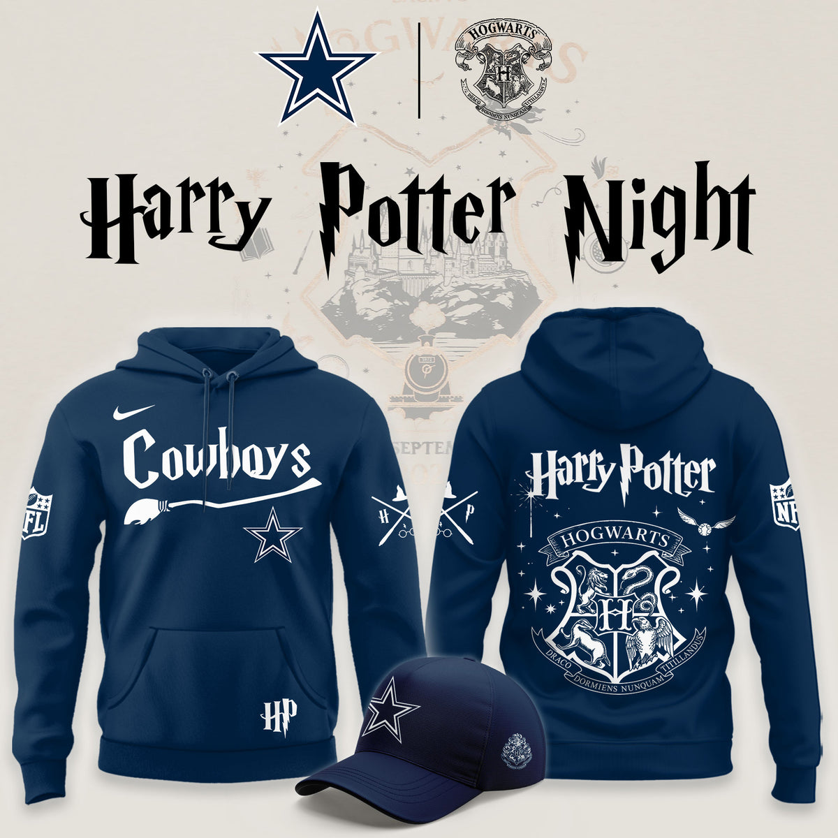 Dallas Cowboys x Harry Potter Night 2026 Hoodie 2026 Cowboys Apparel Best Fan Gifts - Foxy23shop