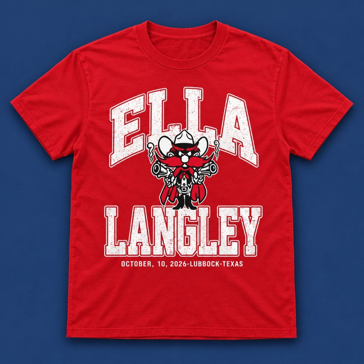 Ella Langley Texas Tech 2026 Shirt Ella Langley Concert Outfits Music Lover Gifts - Foxy23shop
