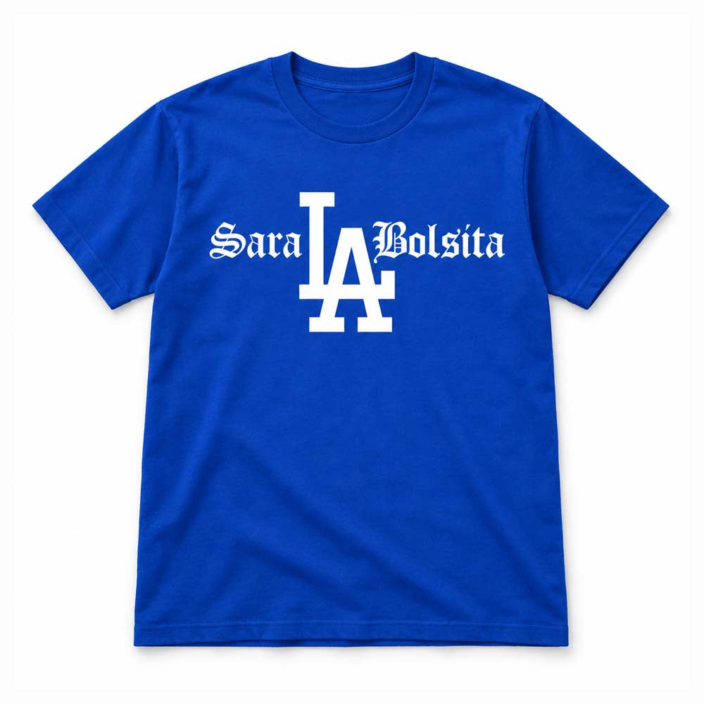 Los Angeles Dodgers Saca Bolsita On A Sick Shirt Funny Gifts For Dodgers Fans - Foxy23shop