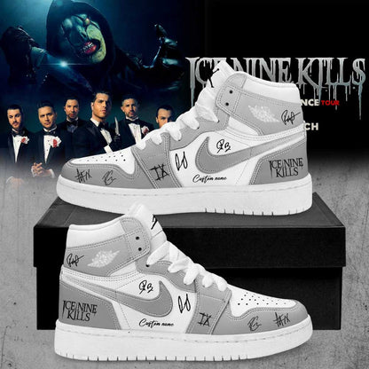 Custom Ice Nine Kills Silence Tour Sneaker Ice Nine Kills Special Gift For Concert Fans - Foxy23shop