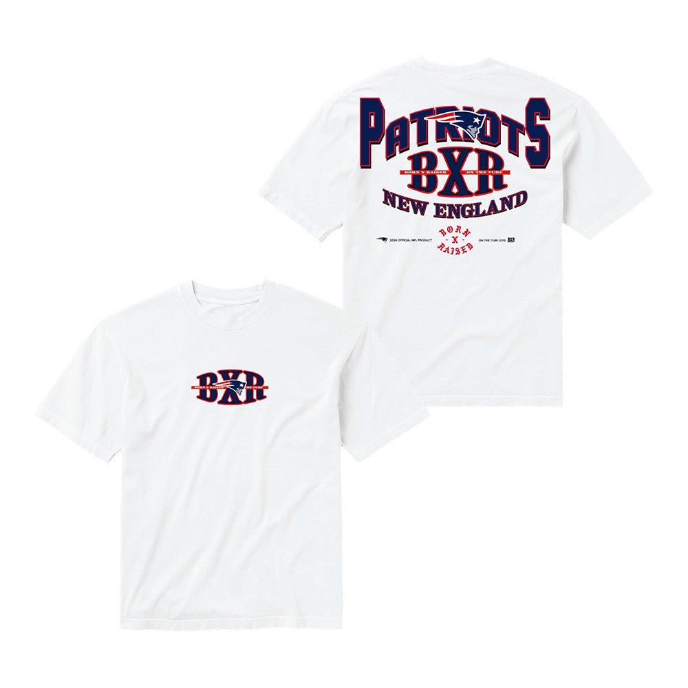 Patriots BXR New England T-Shirt Born X Raised NFL Special Apparel Gift For Football Fans - Foxy23shop