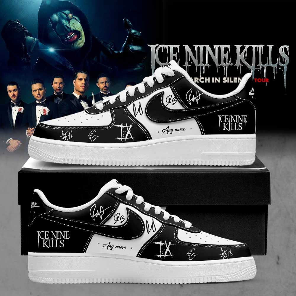 Custom Ice Nine Kills Silence Tour Sneaker Ice Nine Kills Special Gift For Music Lovers - Foxy23shop