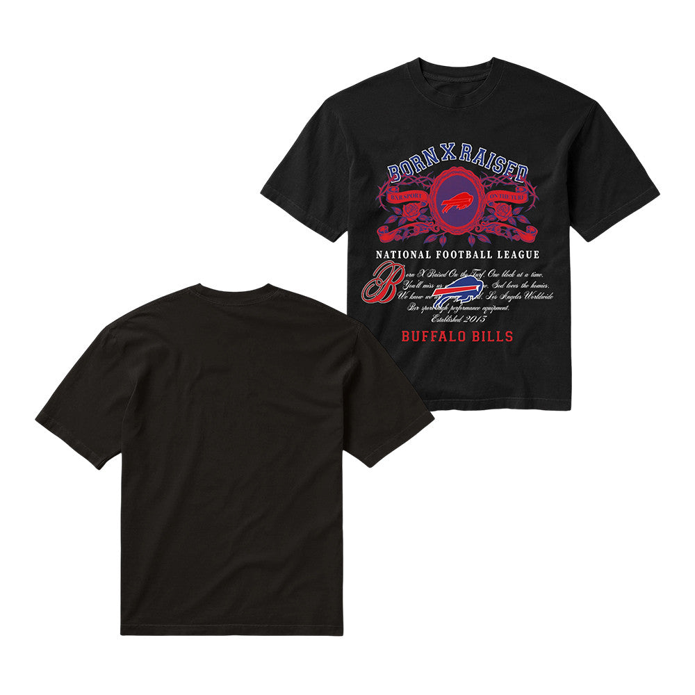 Bills BXR T-Shirt Born X Raised NFL Street Style Tee Gift For Sports Lovers - Foxy23shop
