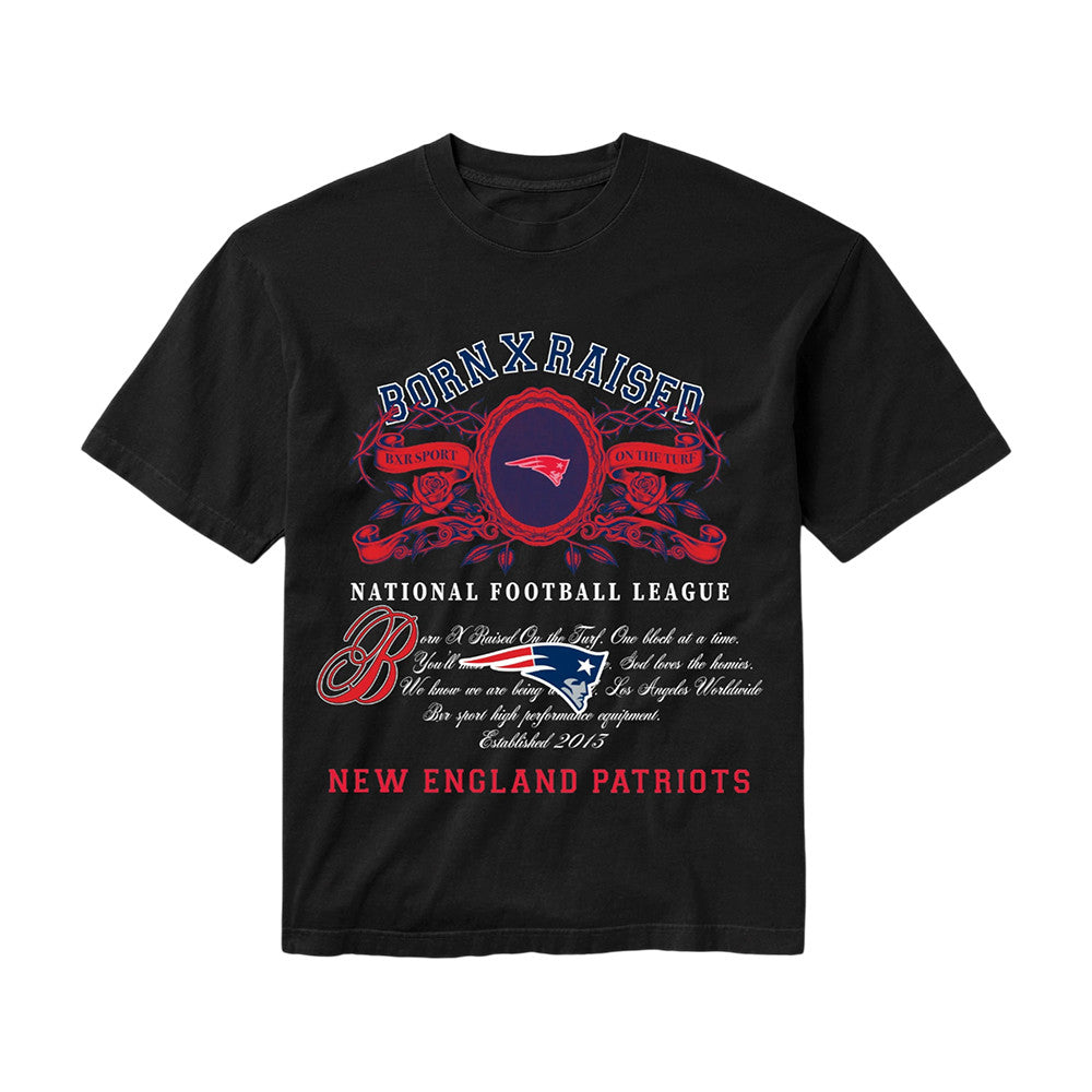 Patriots BXR New England T-Shirt Born X Raised Football Clothing Gift For NFL Lovers - Foxy23shop