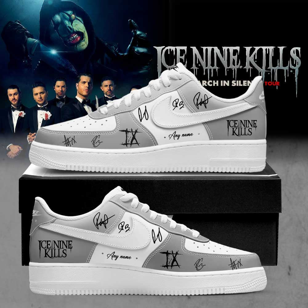 Custom Ice Nine Kills Silence Tour Sneaker Ice Nine Kills Special Gift For Rock Lovers - Foxy23shop