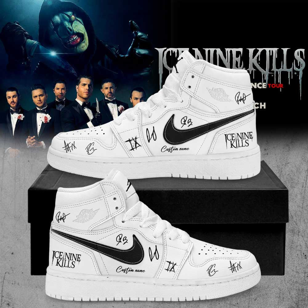 Custom Ice Nine Kills Silence Tour Sneaker Ice Nine Kills Unique Gift For Horror Lovers - Foxy23shop