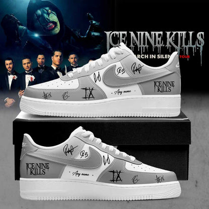 Custom Ice Nine Kills Silence Tour Sneaker Ice Nine Kills Unique Gift For Metal Fans - Foxy23shop