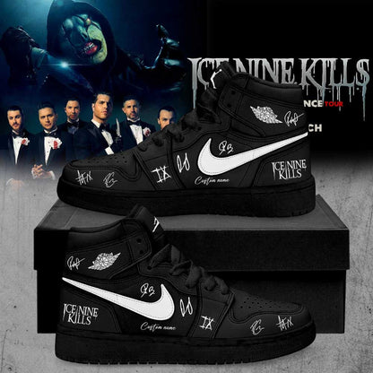 Custom Ice Nine Kills Silence Tour Sneaker Ice Nine Kills Unique Gift For Metal Lovers - Foxy23shop